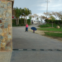 Lieber den Schirm ne Nummer größer nehmen...